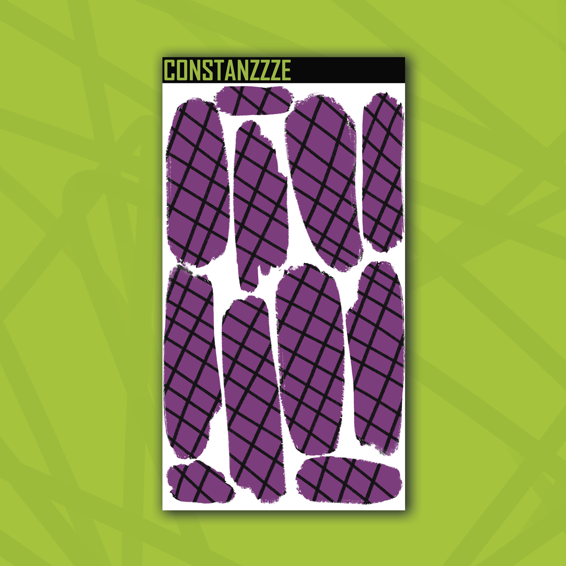 Swarch Sticker Traditional Crisscross Large Swatch Sticker Sheet – Constanzzze