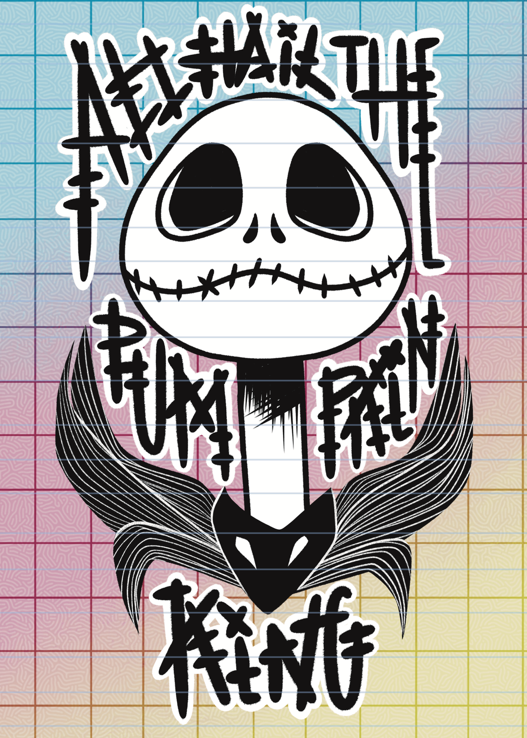 Pastel Pumpkin King Reusable Sticker Book