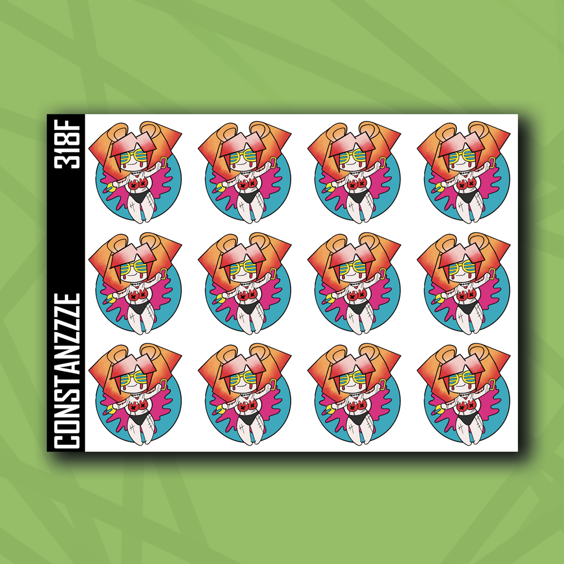 318 Chibi Floatie Sticker Sheet – Constanzzze