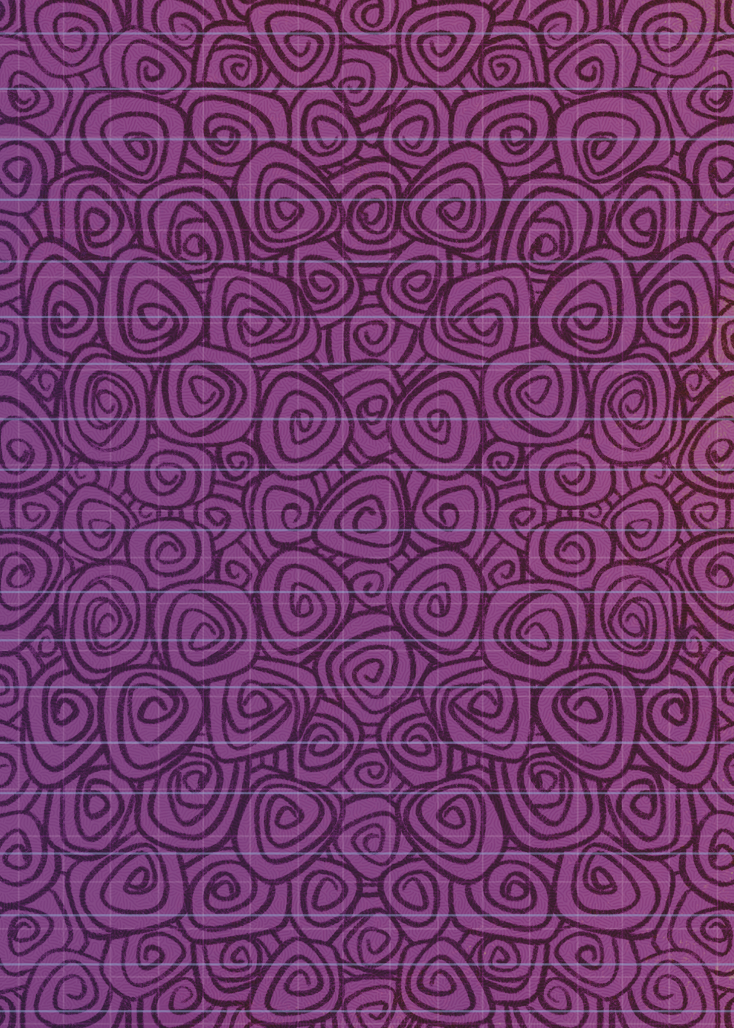 Textured Purple Swirlies Reusable Sticker Book