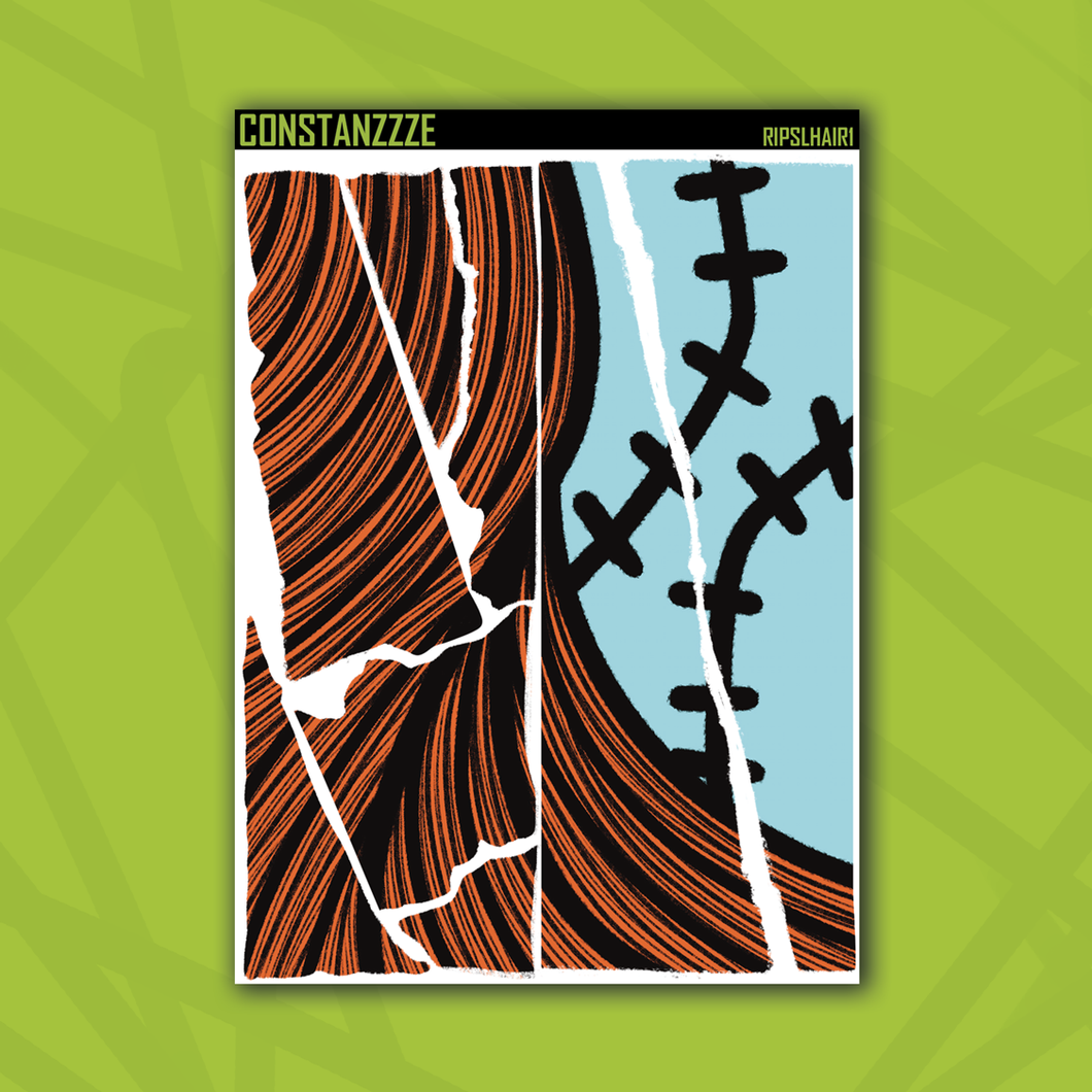 Jumbo Traditional Sally Rippies Sticker Sheet