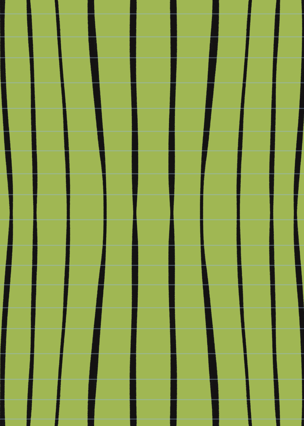 Traditional Green Stripes Reusable Sticker Book