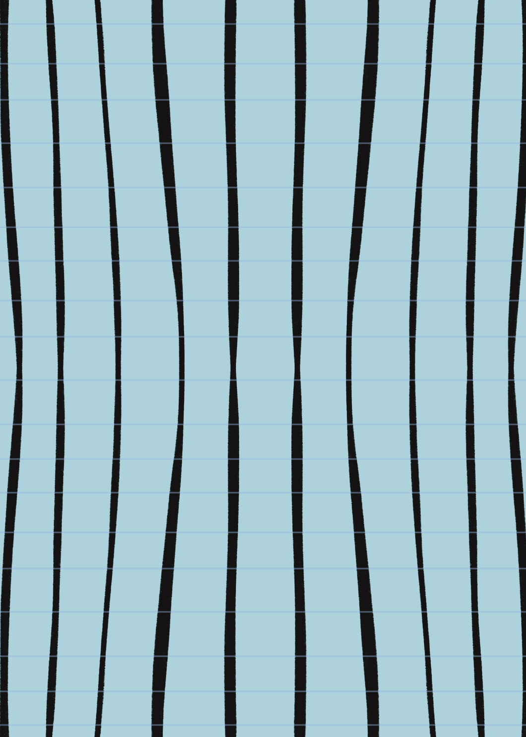Pastel Blue Stripes Reusable Sticker Book