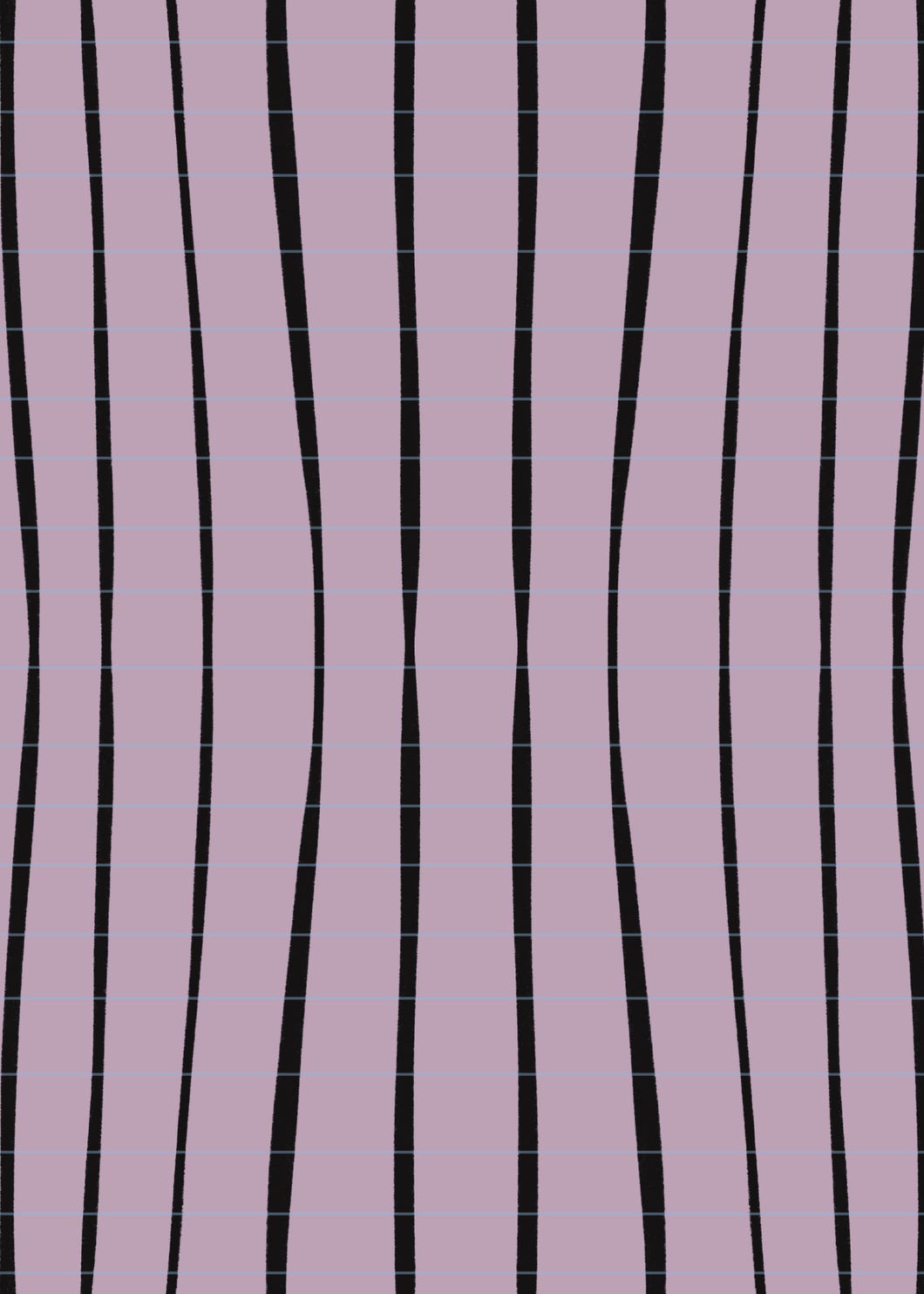 Pastel Purple Stripes Reusable Sticker Book