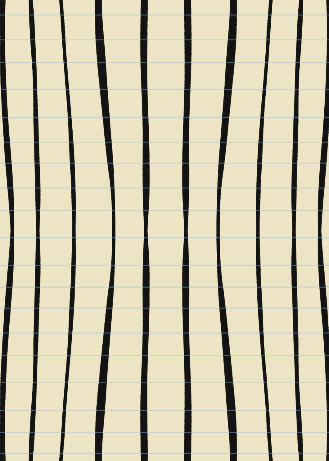 Pastel Yellow Stripes Reusable Sticker Book