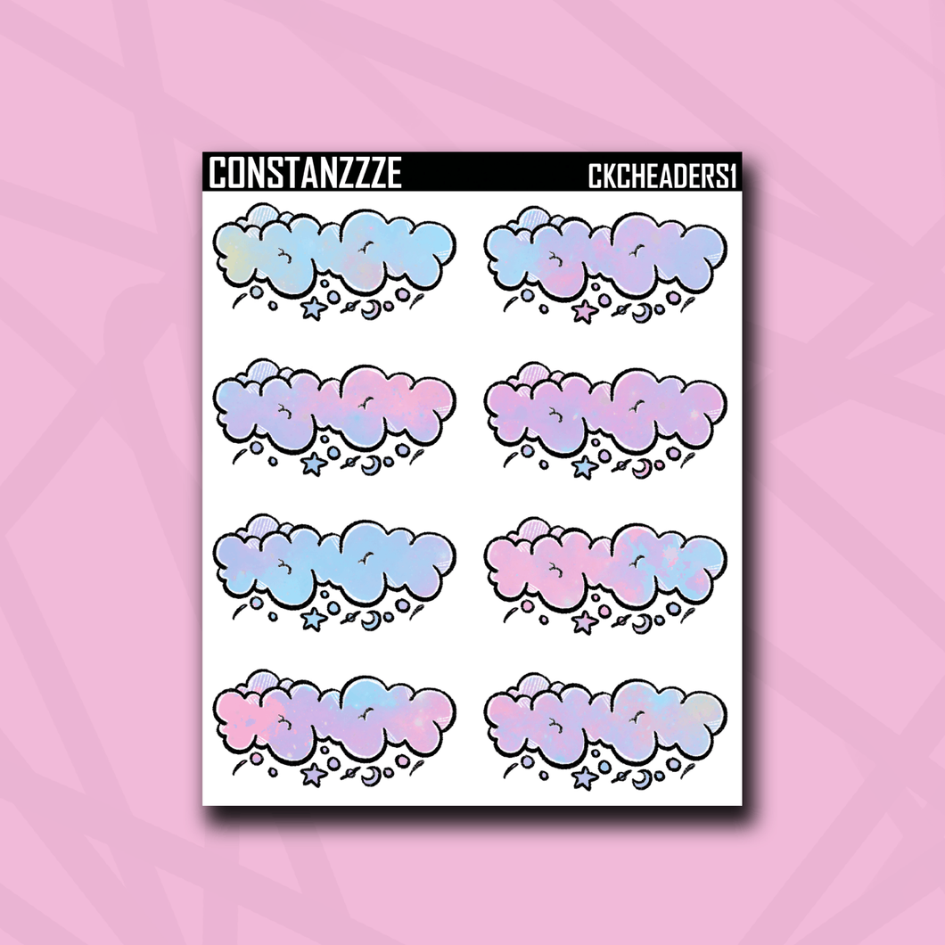 Cotton Kandi Cloud Headers