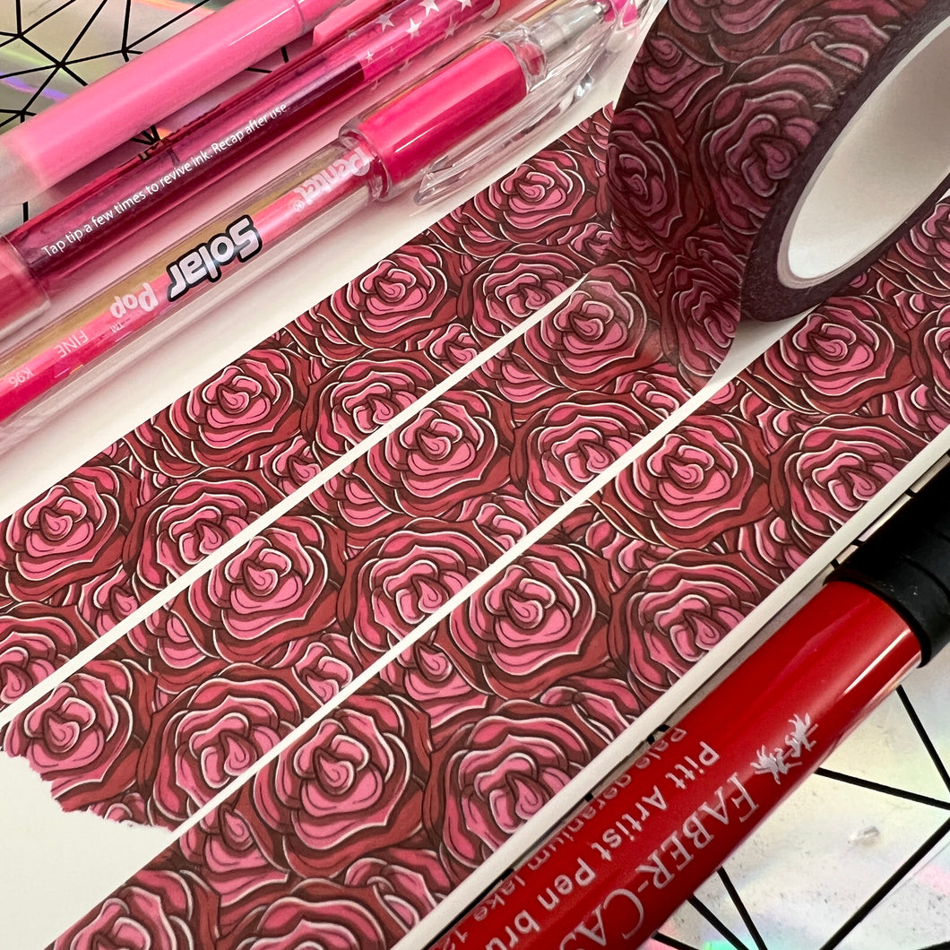 Red Roses Washi Tape 20mm