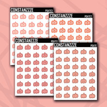 Load image into Gallery viewer, Pumpkin Date Sticker Sheets
