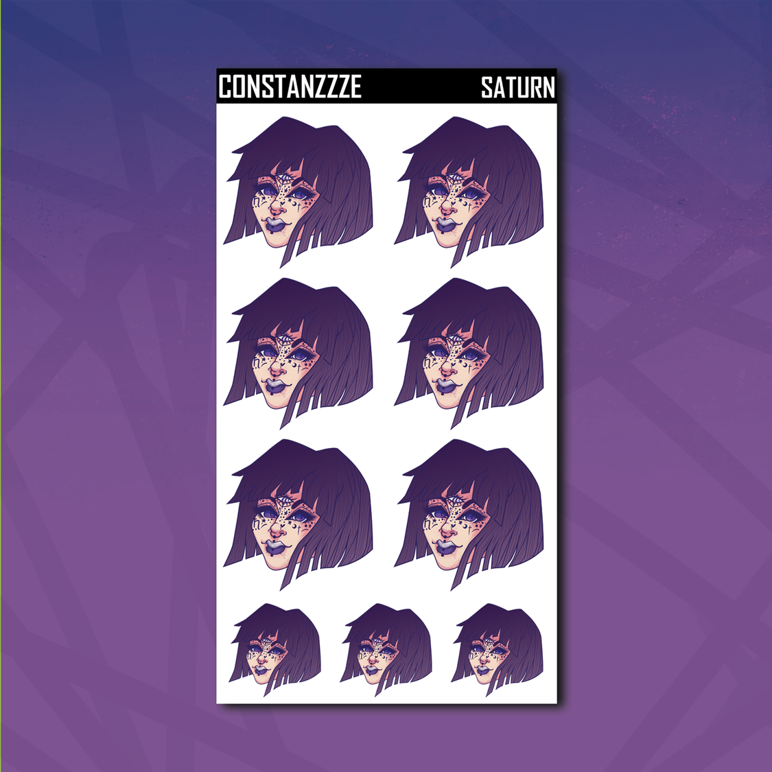 Saturn Oracle Sticker Sheet – Constanzzze