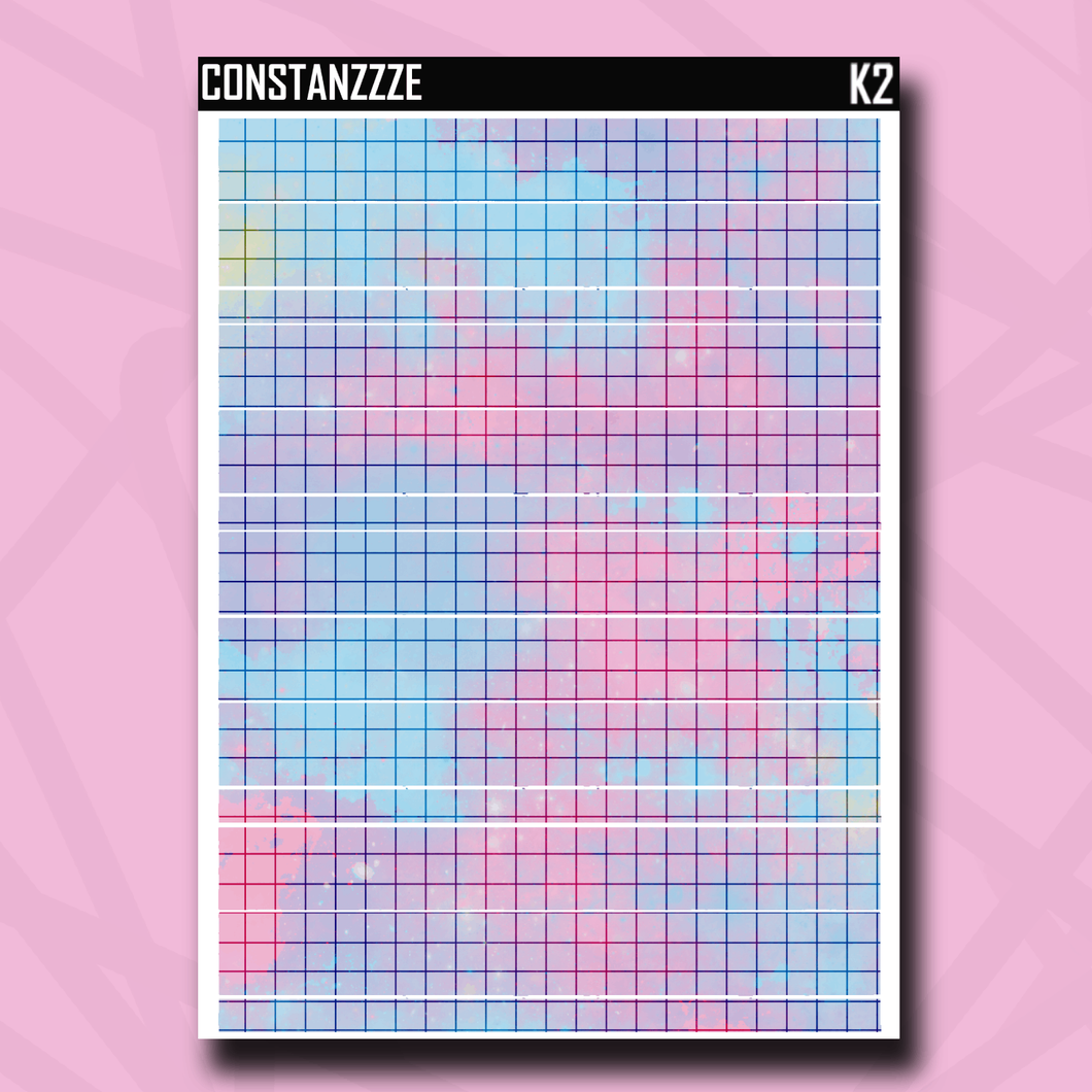 Cotton Kandi B6 Washi Strip Sticker Sheet