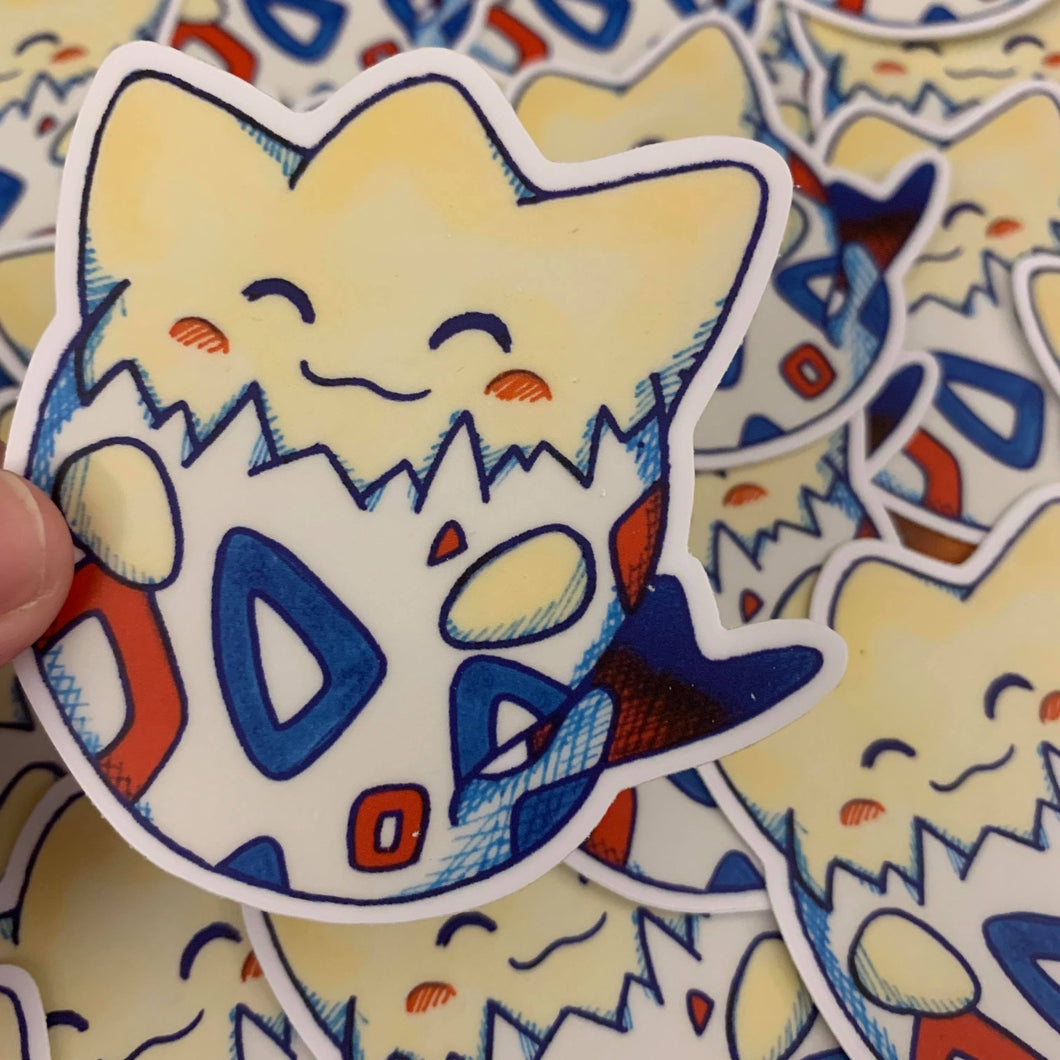 Togepi Mermaid Vinyl Sticker