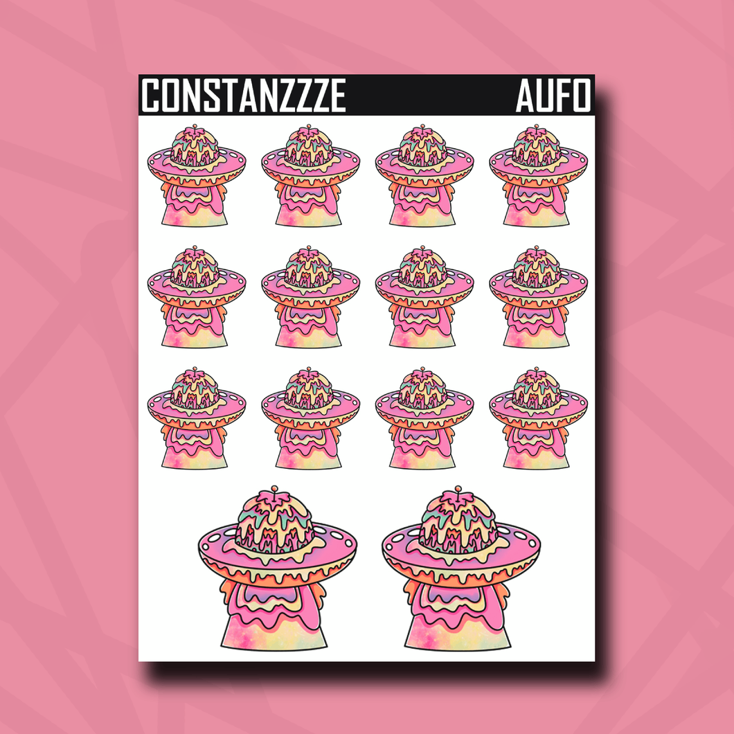 Andromeda UFO Sticker Sheet