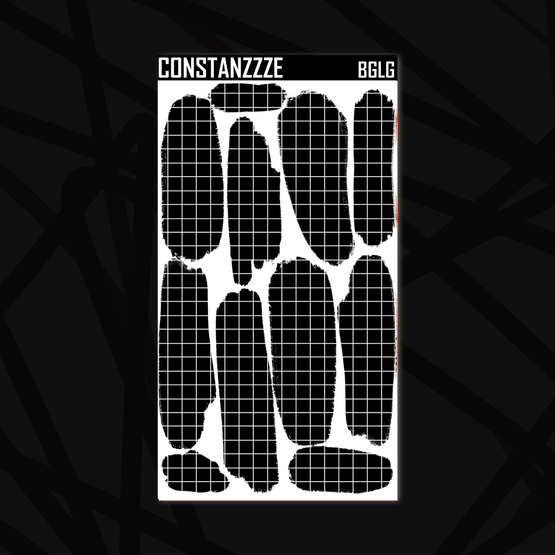 Swarch Sticker Large Black Grid Swatch Sticker Sheet – Constanzzze