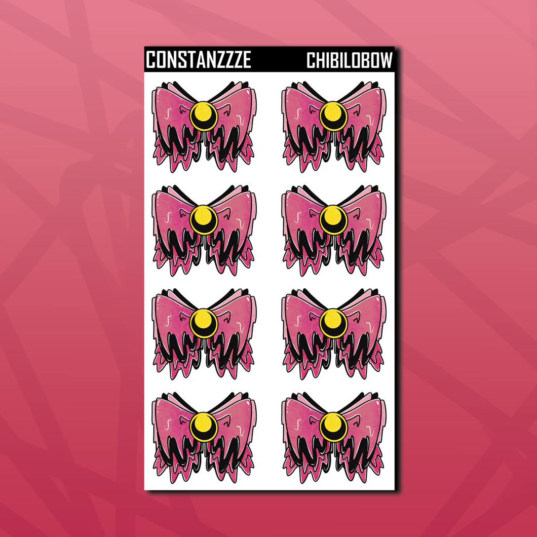 Large Chibi Oracle Bow Sticker Sheet
