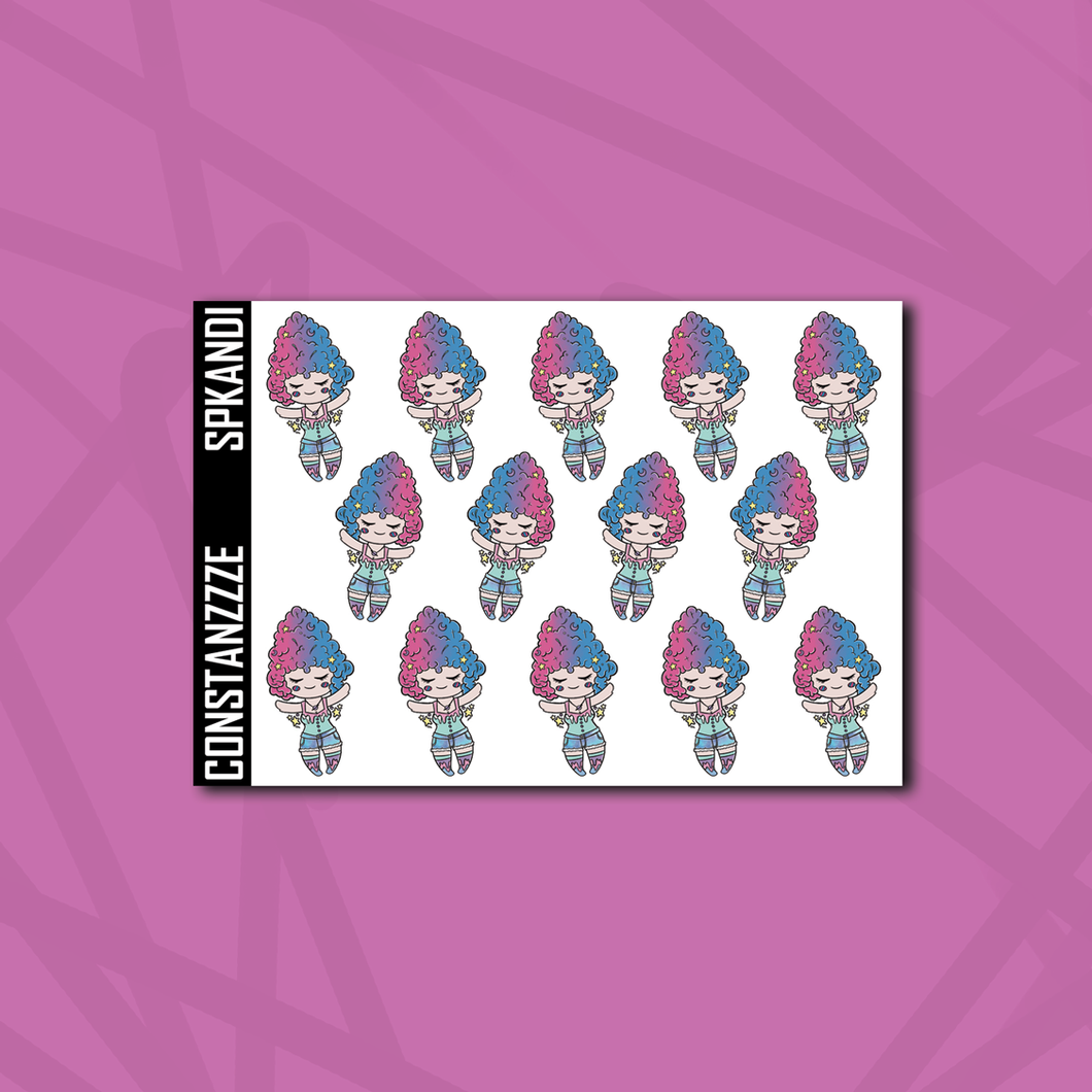 Cotton Kandi Chibi Sticker Sheet