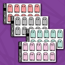 Load image into Gallery viewer, Ghostie Notes Sticker Sheet
