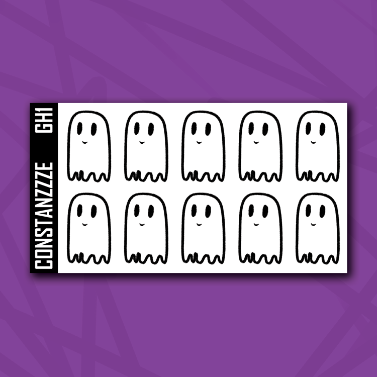Ghostie Notes Sticker Sheet