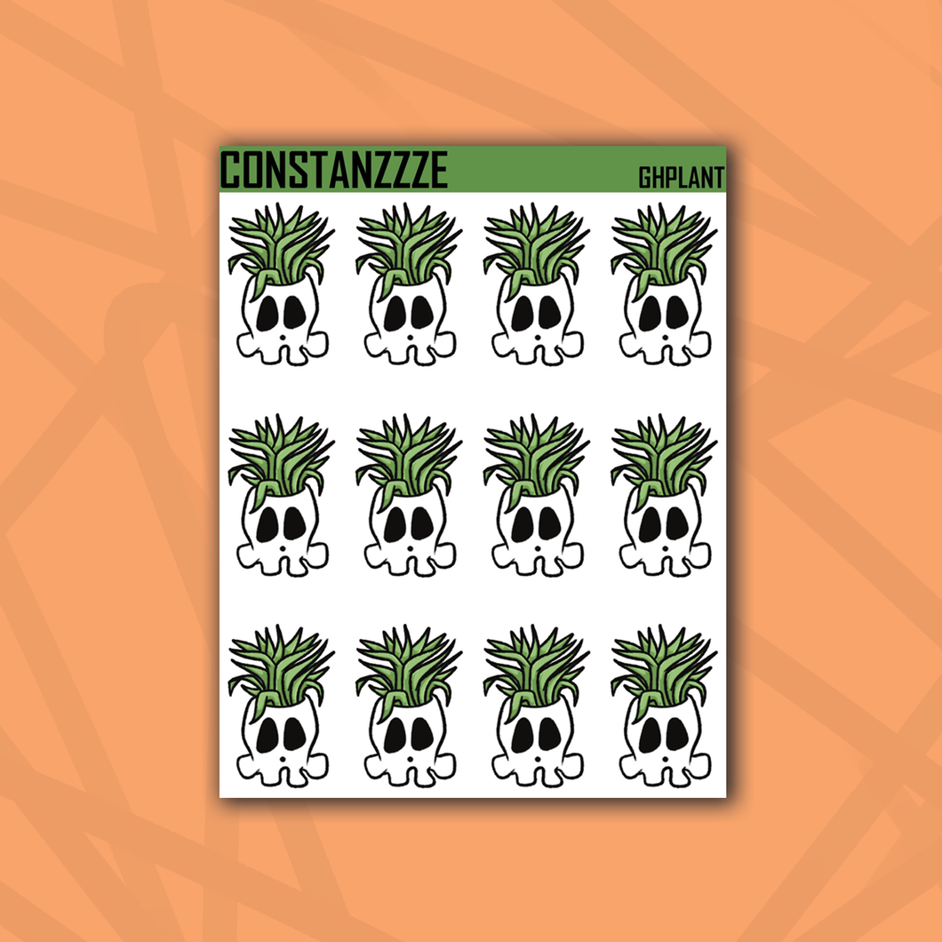 Ghostie Planter Sticker Sheet