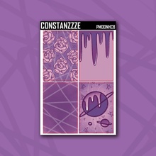 Load image into Gallery viewer, Purple Moon Deco Box Sticker Sheet
