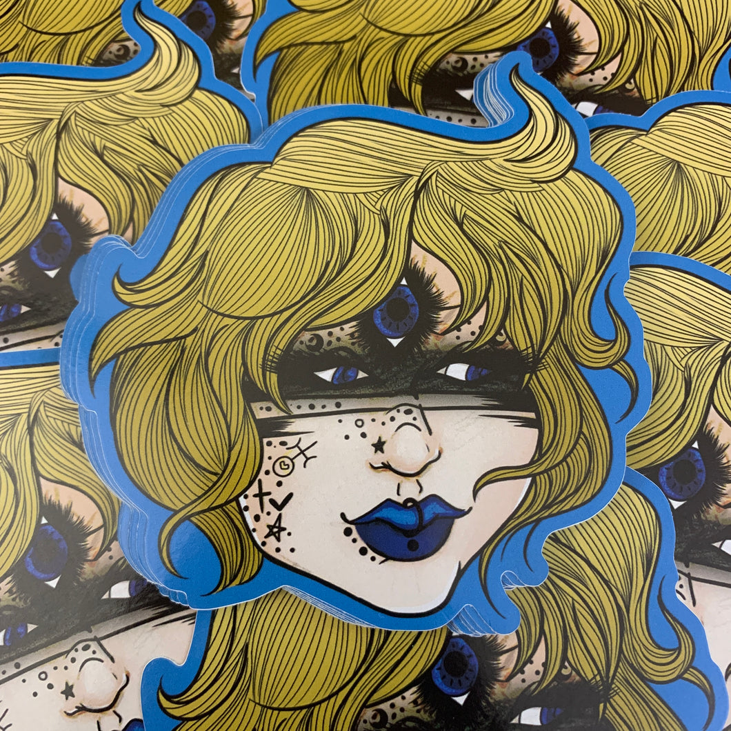 Jumbo Uranus Oracle Vinyl Sticker