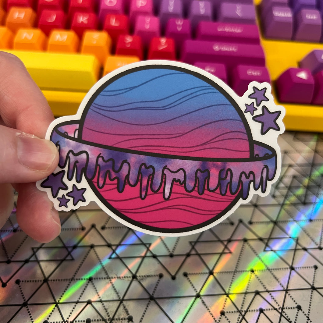 Kandi Planets Translucent Vinyl Sticker