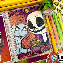 Load image into Gallery viewer, Traditional Jack and Sally Reusable Sticker Book
