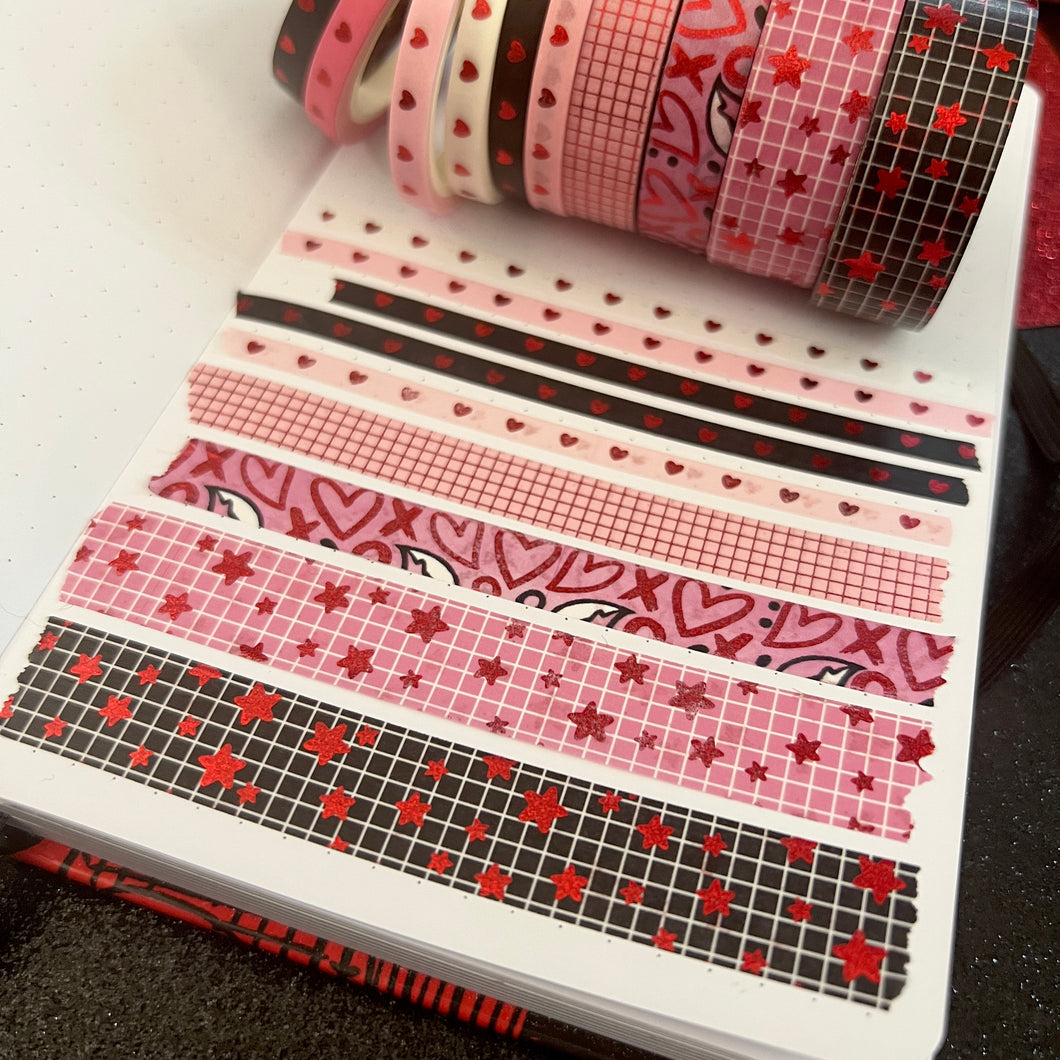 **OOPS** Valentine's Theme Foil Washi NO CODES