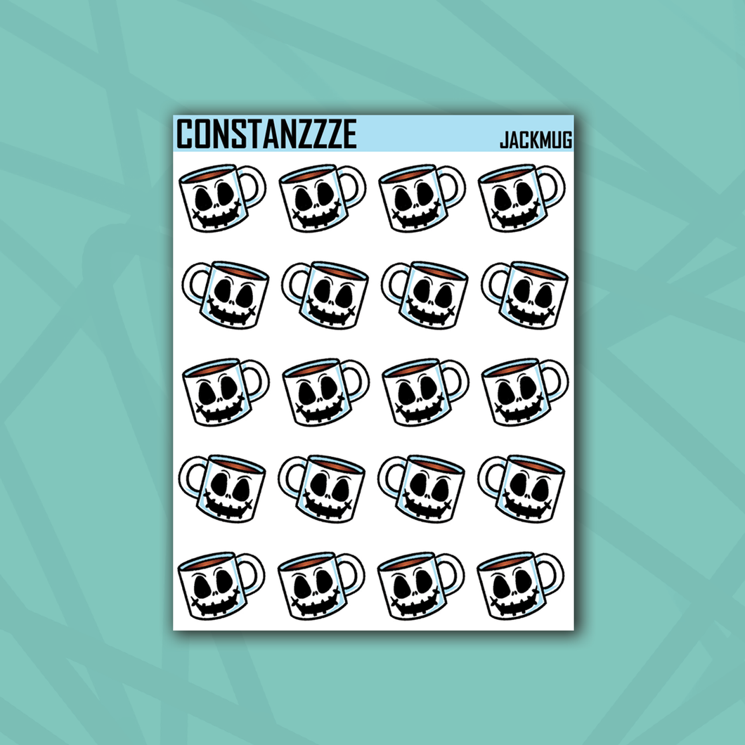 Jack Mug Sticker Sheet