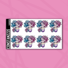 Load image into Gallery viewer, Pastel Kandi Chibi Mermaid Sticker Sheet
