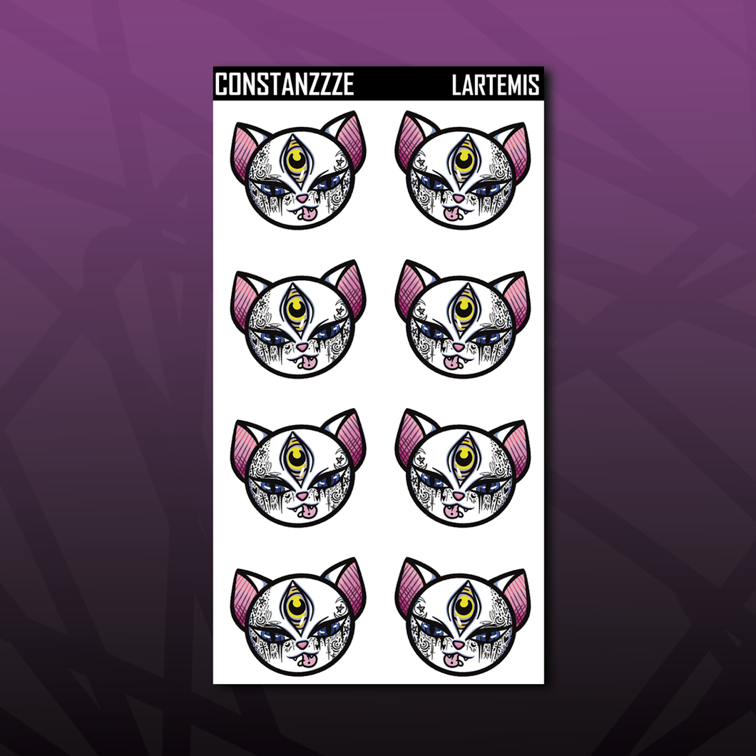 Large Artemis Oracle Sticker Sheet