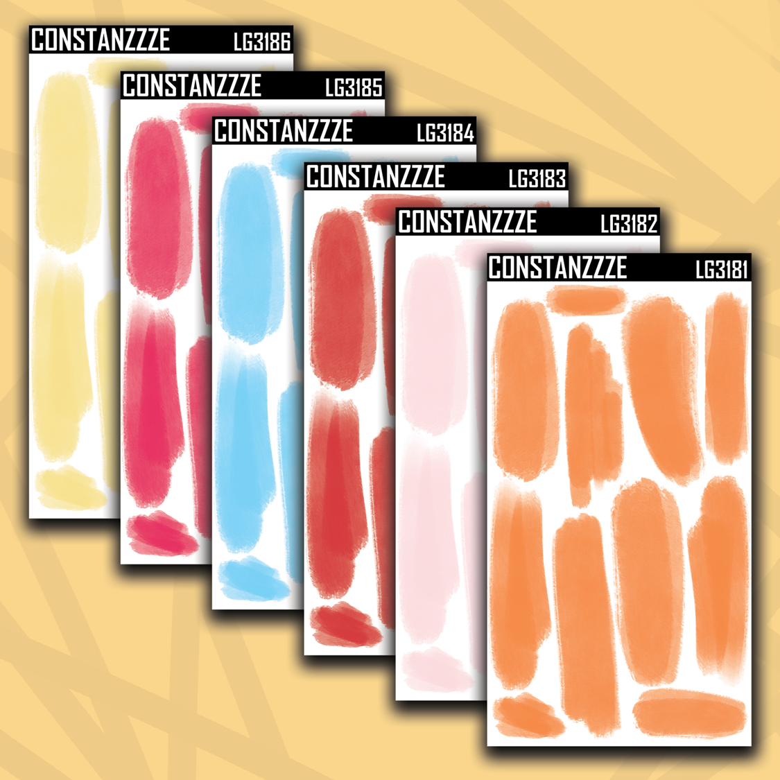 Large 318 Swatch Sticker Sheet