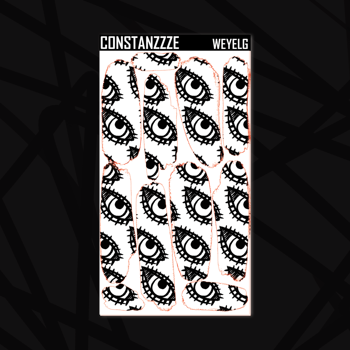 Swarch Sticker Large White Eye Swatch Sticker Sheet – Constanzzze