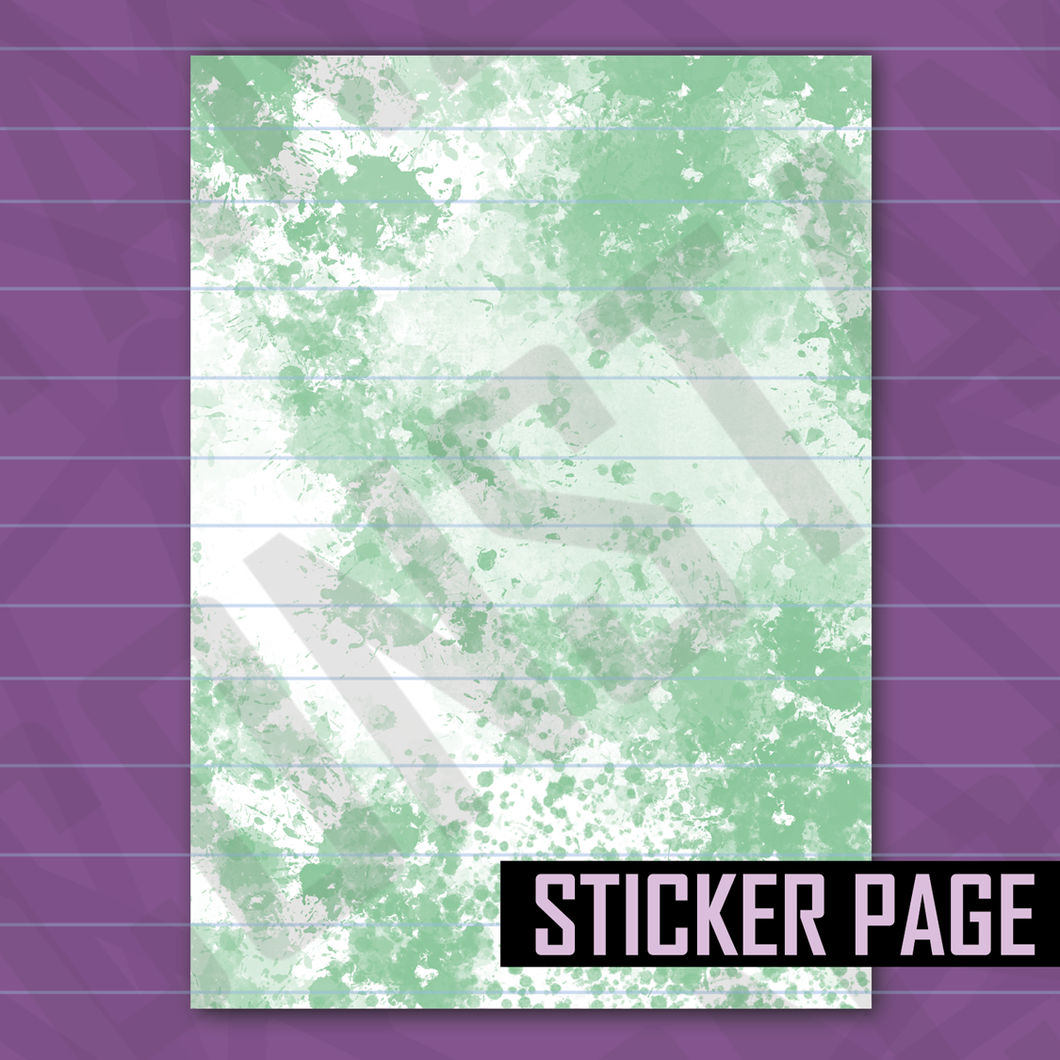 Light Green Plague Doctor Sticker Page