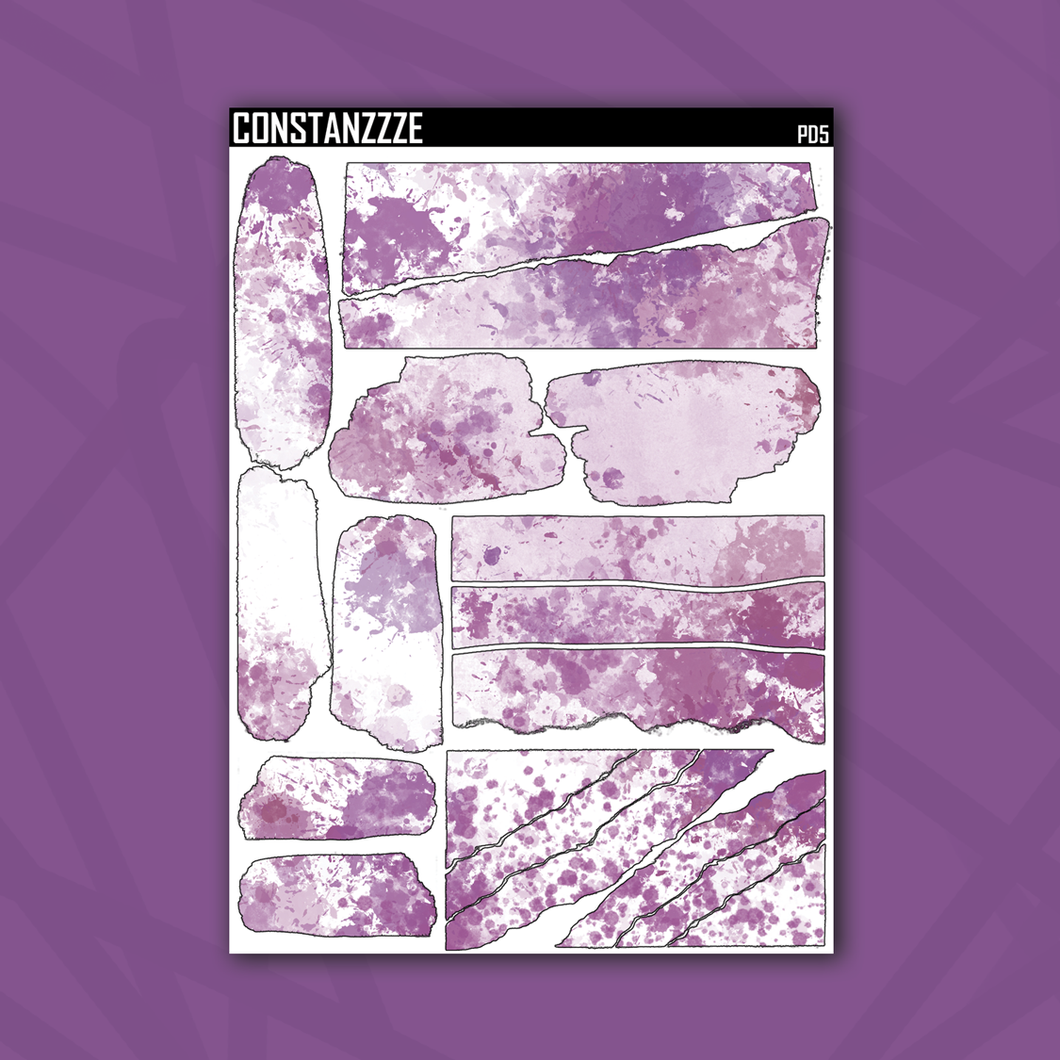 Light Purple Plague Doctor Variety Swatch and Rippies Sheet