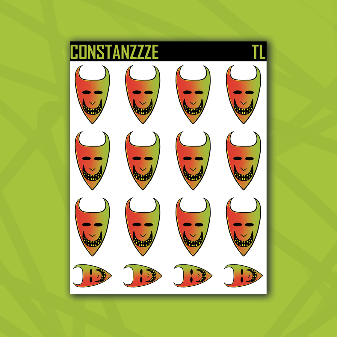 Traditional Lock Sticker Sheet – Constanzzze