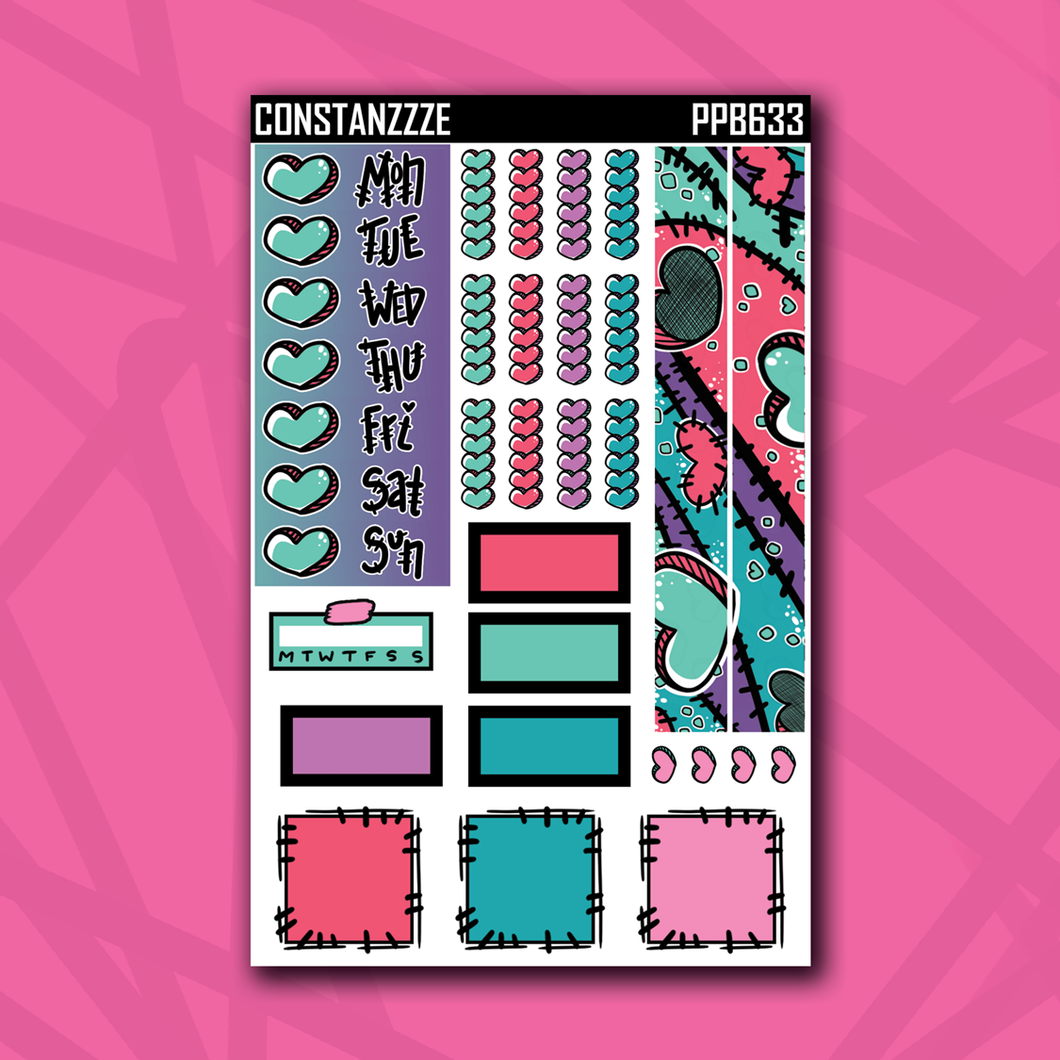Love Zombie B6 Sticker Kit
