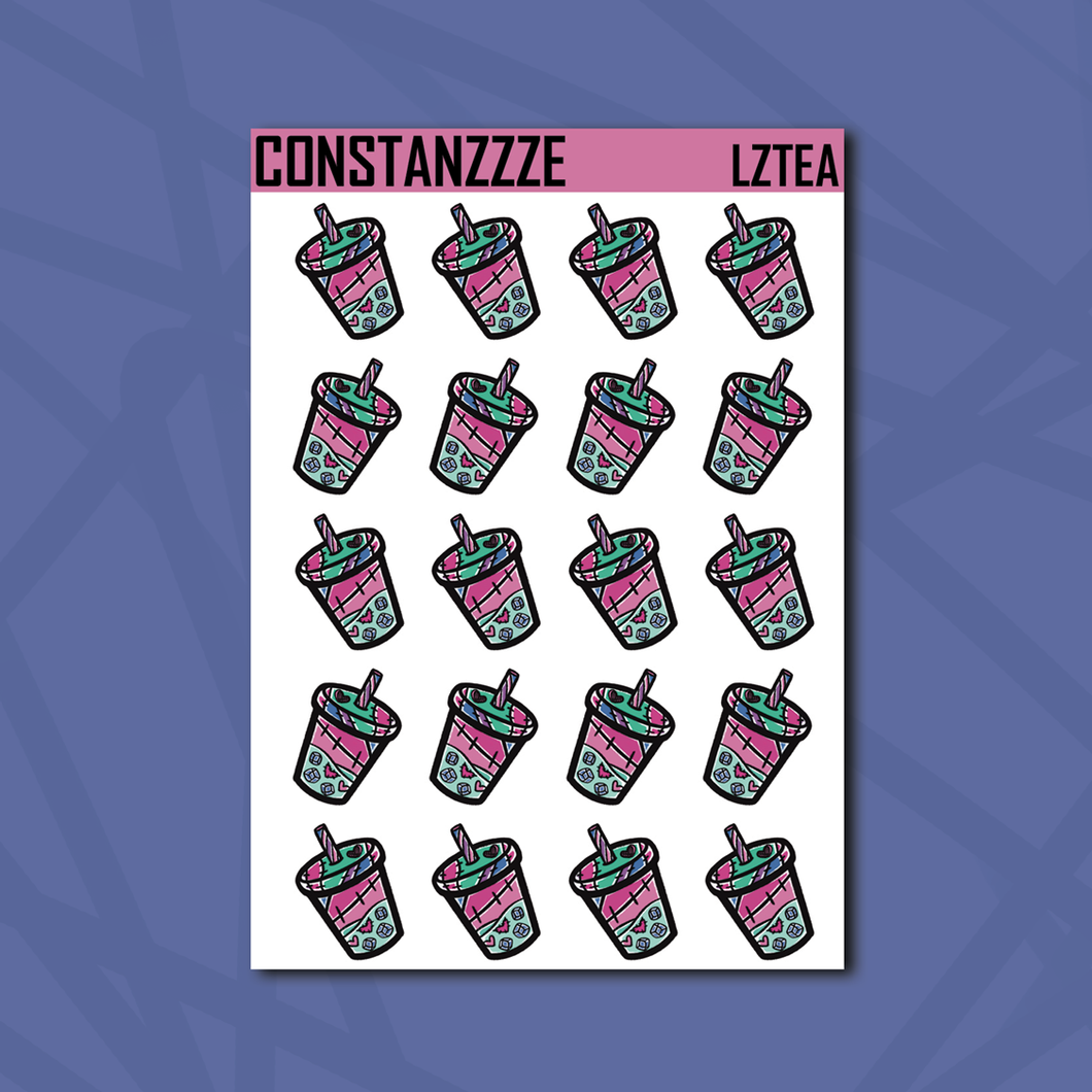 Zombie Tea Sticker Sheet