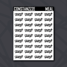 Load image into Gallery viewer, Meal Prep Sticker Sheets (print/block/script)
