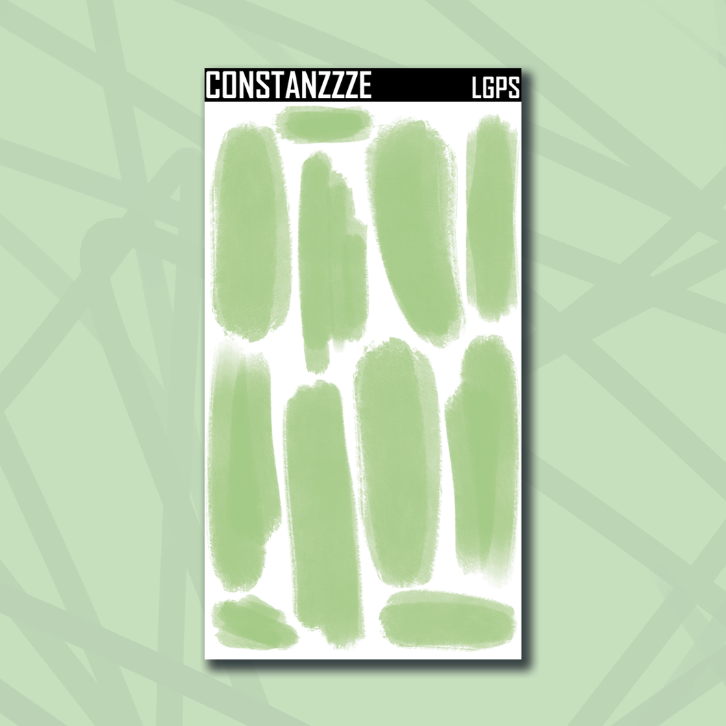 Large Green Plantchette Swatch Sticker Sheet
