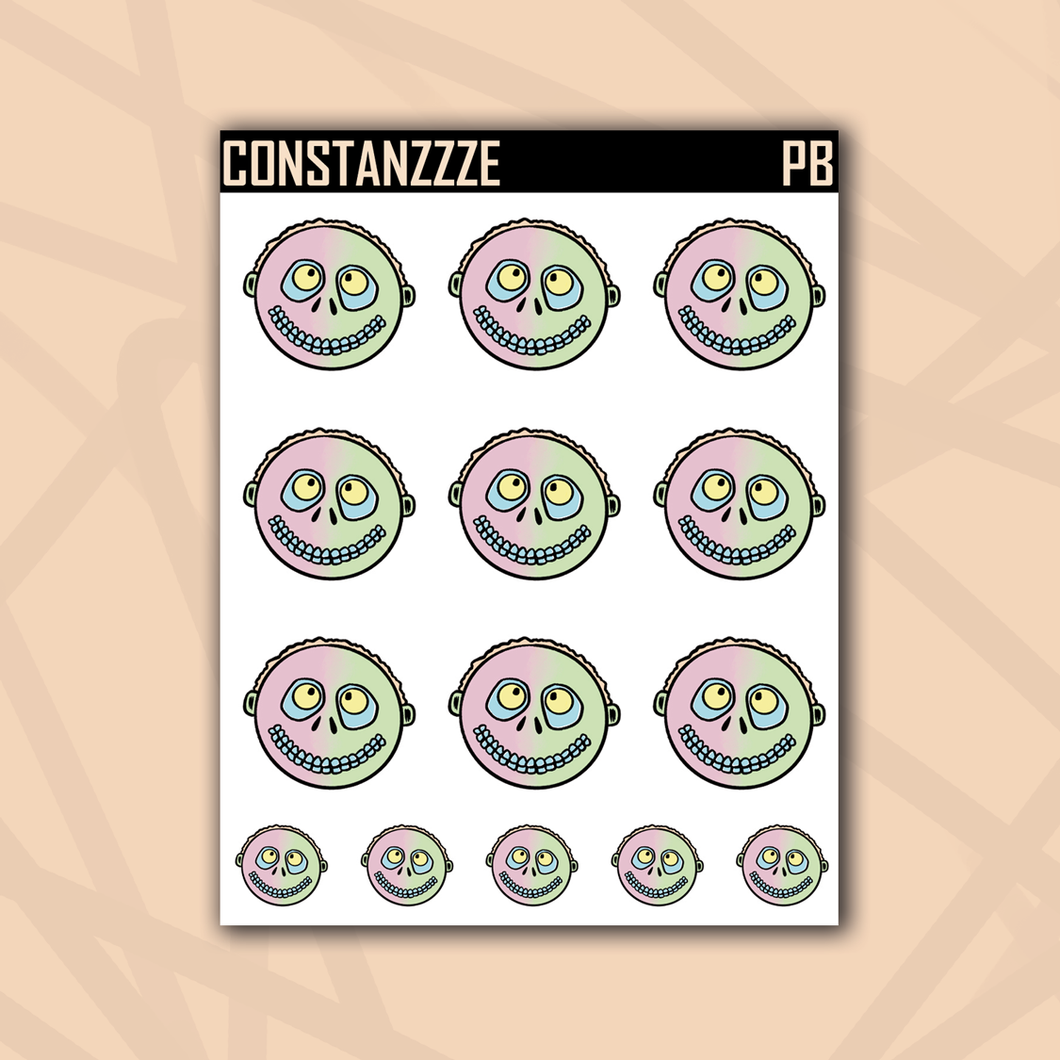 Pastel Barrel Sticker Sheet