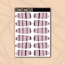 Load image into Gallery viewer, Pastel Stripes Medium Swatch Sticker Sheet
