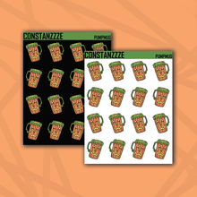 Load image into Gallery viewer, Pumpkin Mug Sticker Sheet
