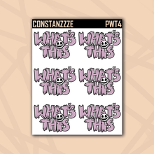 Load image into Gallery viewer, Medium Zombie Pastel What&#39;s This Sticker Sheet
