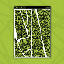 Load image into Gallery viewer, Jumbo Traditional Swirlies Rippies Sticker Sheet
