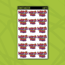 Load image into Gallery viewer, Zombie Traditional What&#39;s This Sticker Sheet
