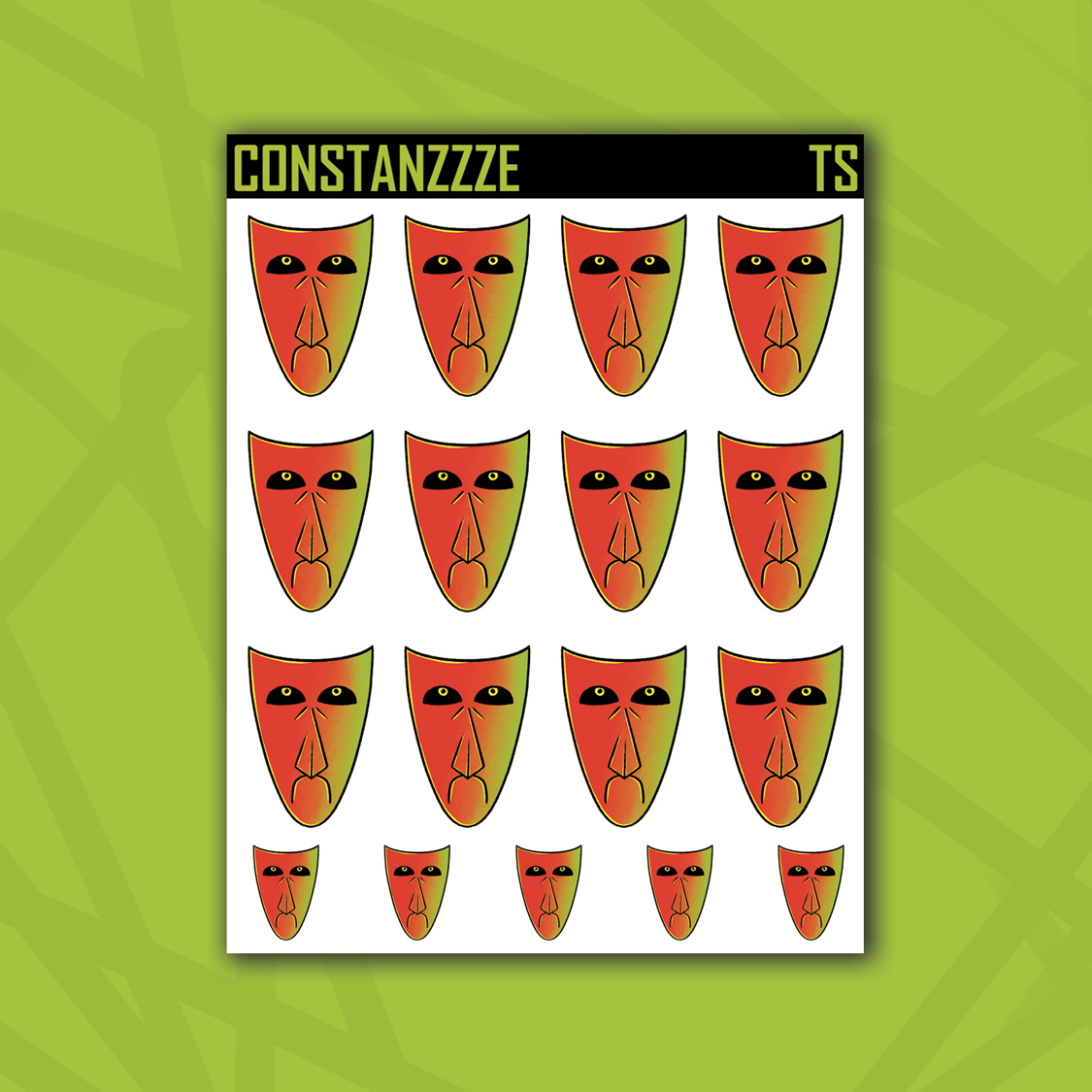 Shockproof Sticker Traditional Shock Sticker Sheet – Constanzzze