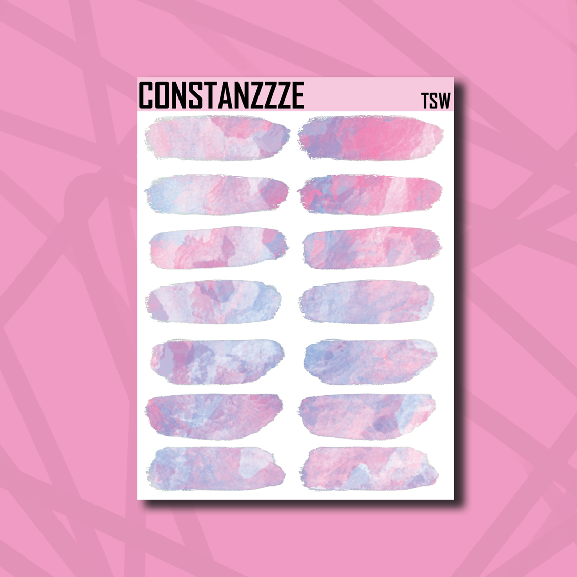 Trans Swatch Sticker Sheet – Constanzzze