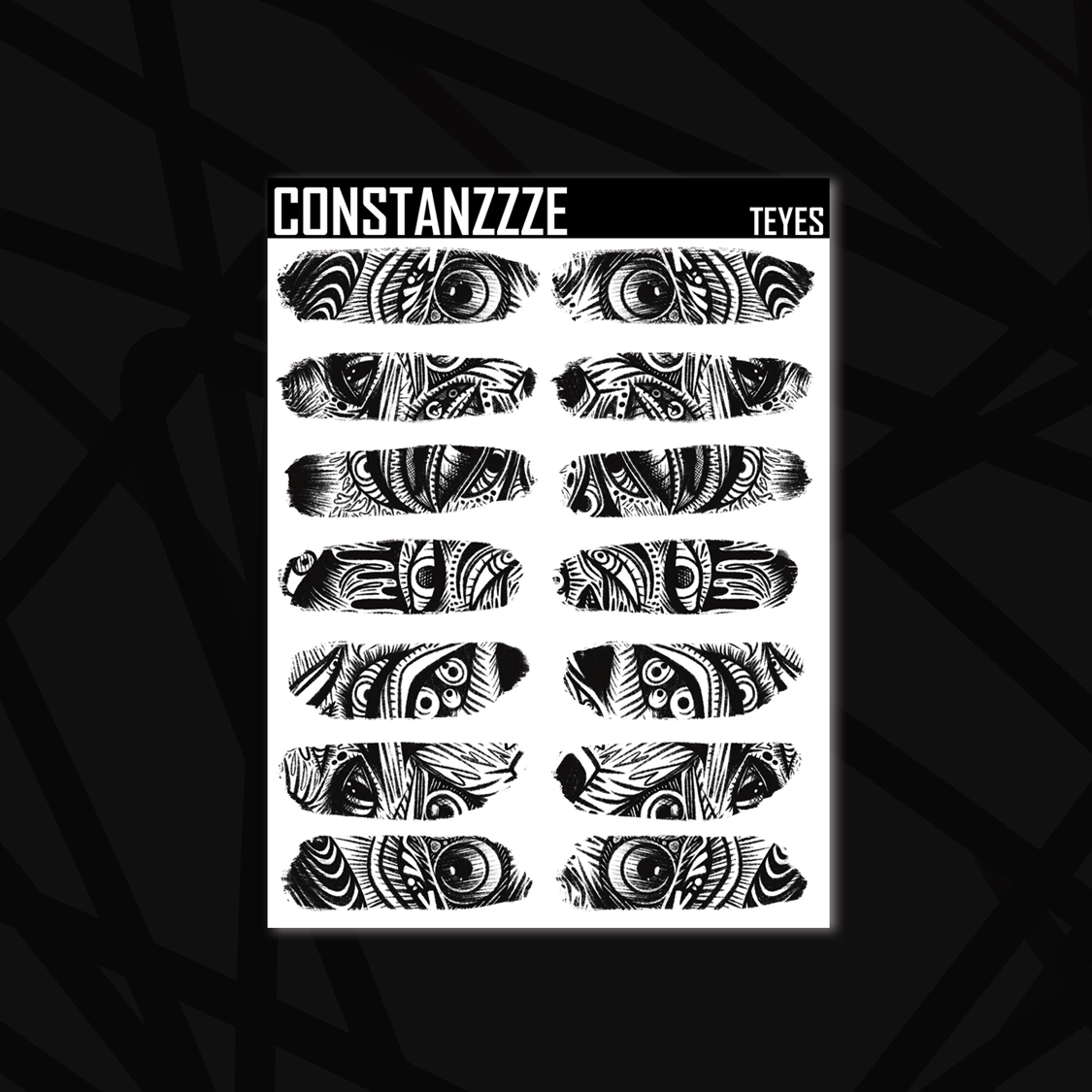 Swarch Sticker Small Trippy Eye Swatch Sticker Sheet – Constanzzze