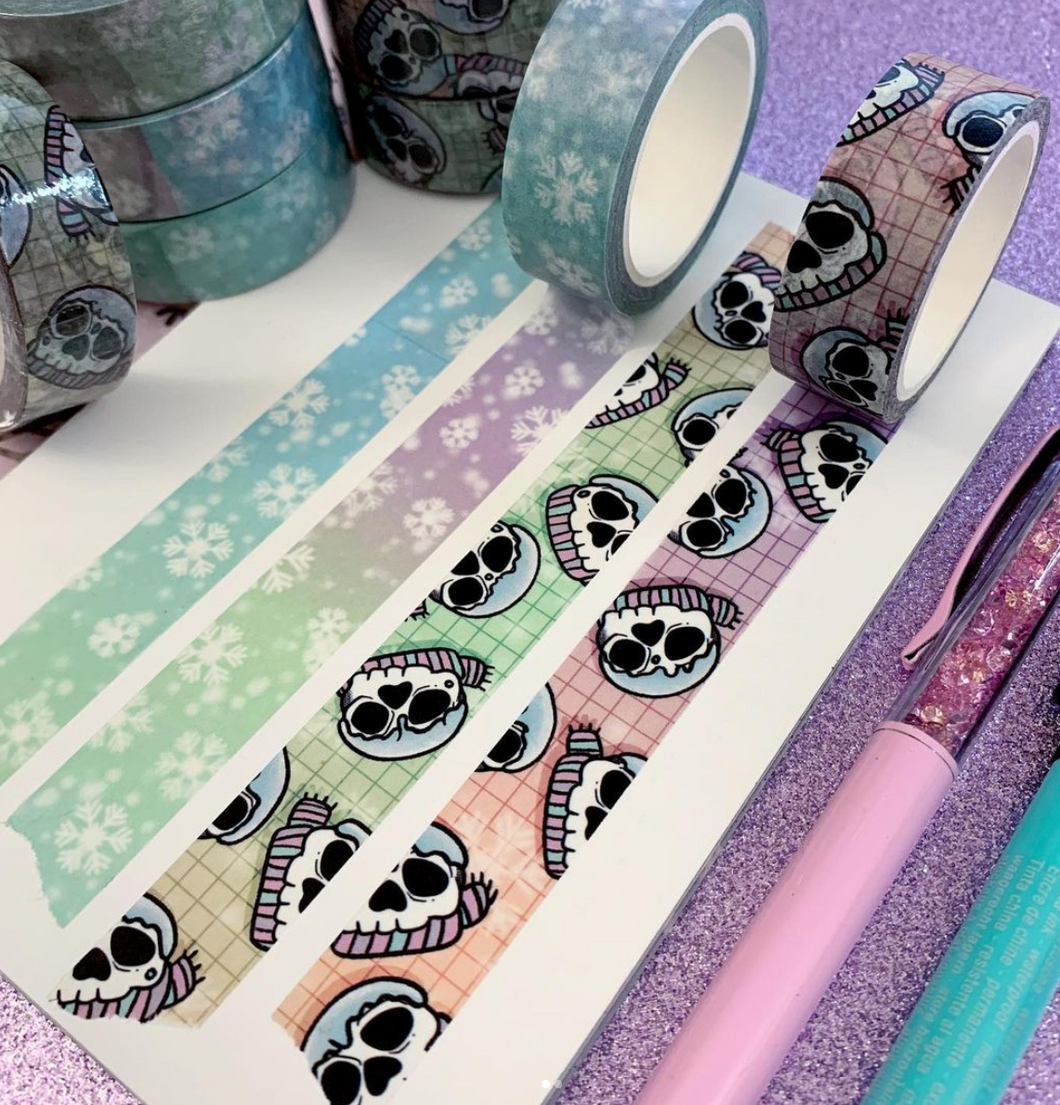 Skullie Winter/Snowflake Washi Tape