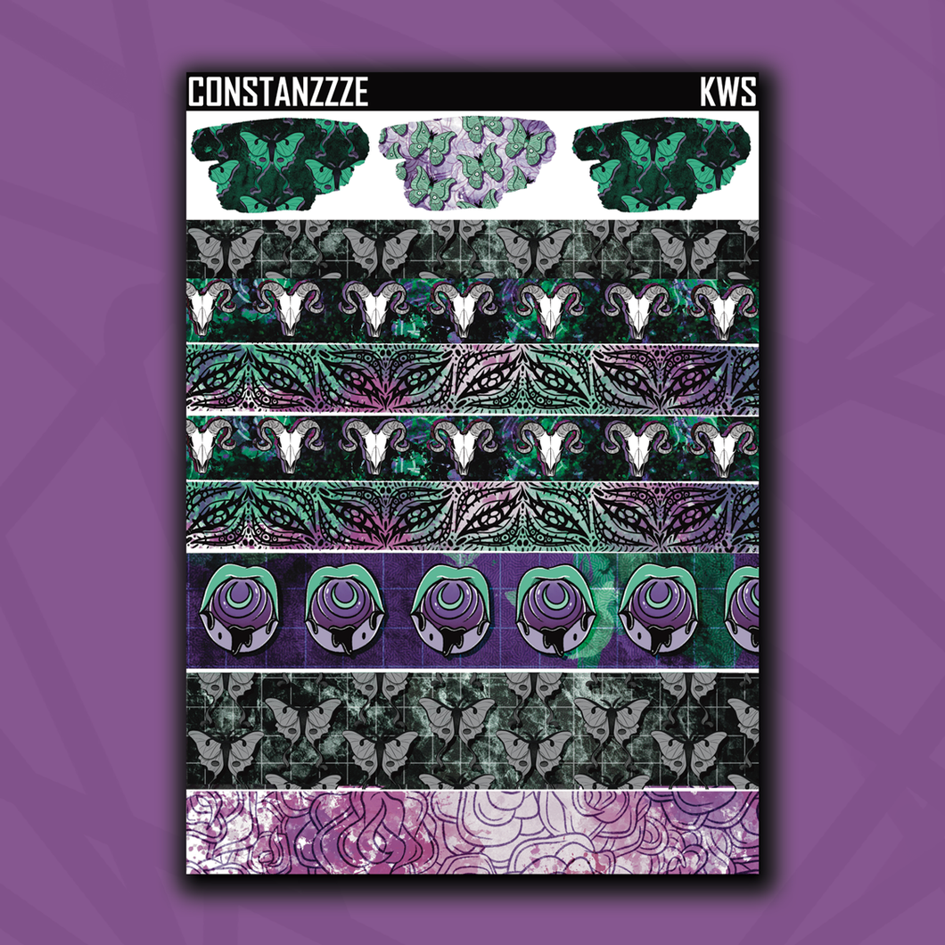 B6 Variety Washi Strip Sticker Sheet